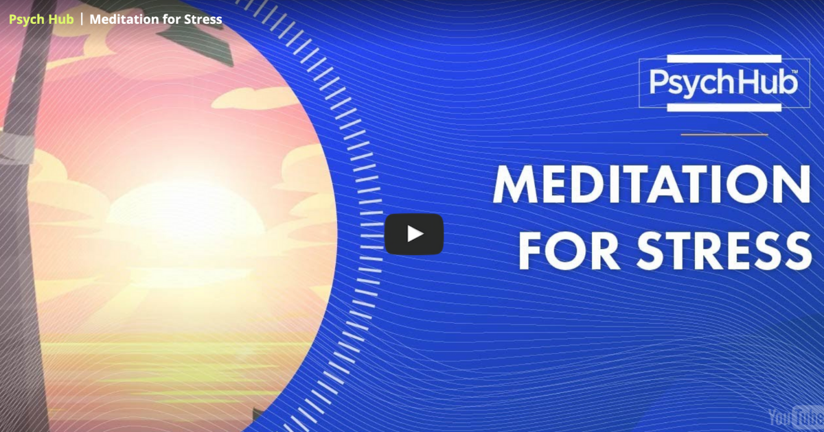 Meditation for Stress Video