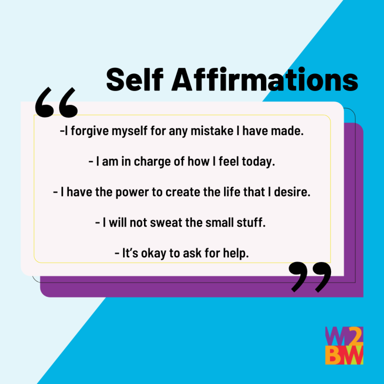 Self-Affirmations - Work2BeWell